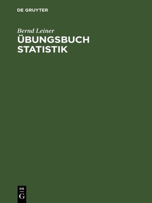 cover image of Übungsbuch Statistik